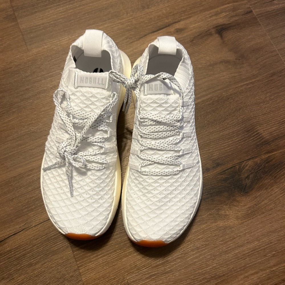 NOBULL White Knit Athletic Shoes - Picture 4 of 9